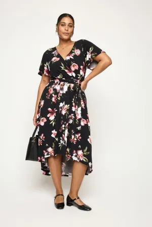 Georgia Plus Size Wrap Dress