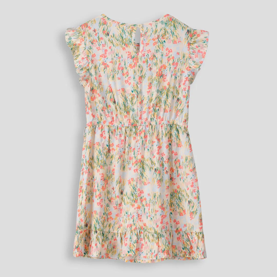 Girls Dress _ 153421 _ Beige