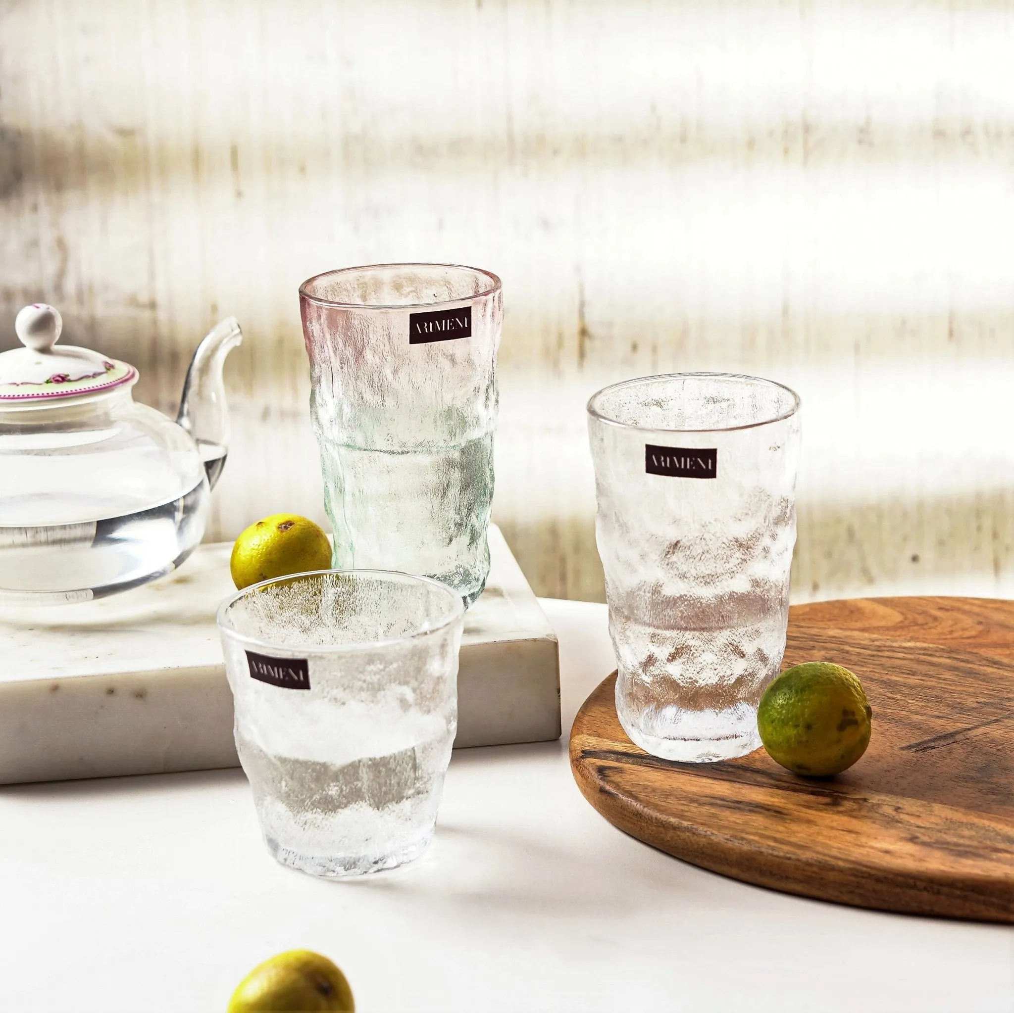 Glacier Patterned Frosted Glass