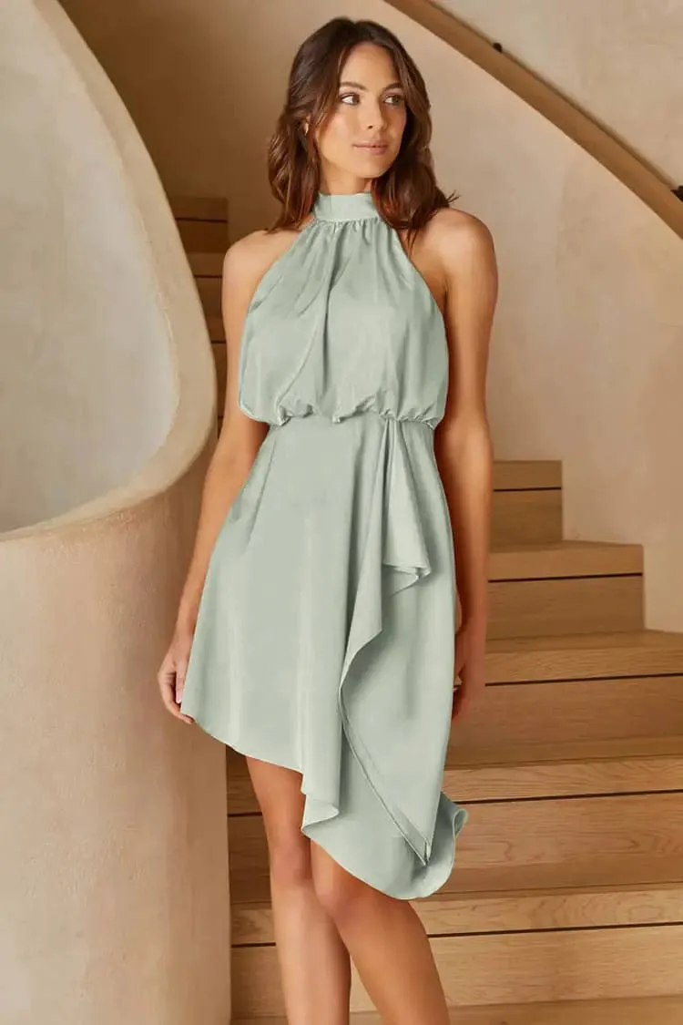 Halter Wrap Dress