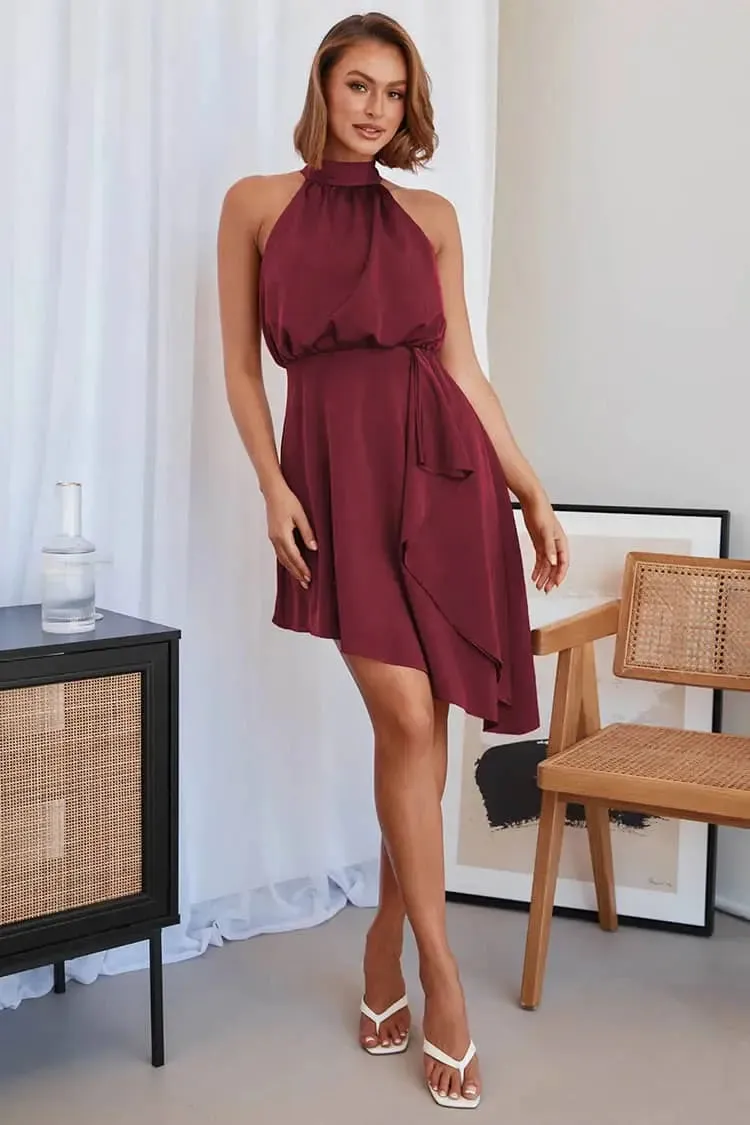 Halter Wrap Dress
