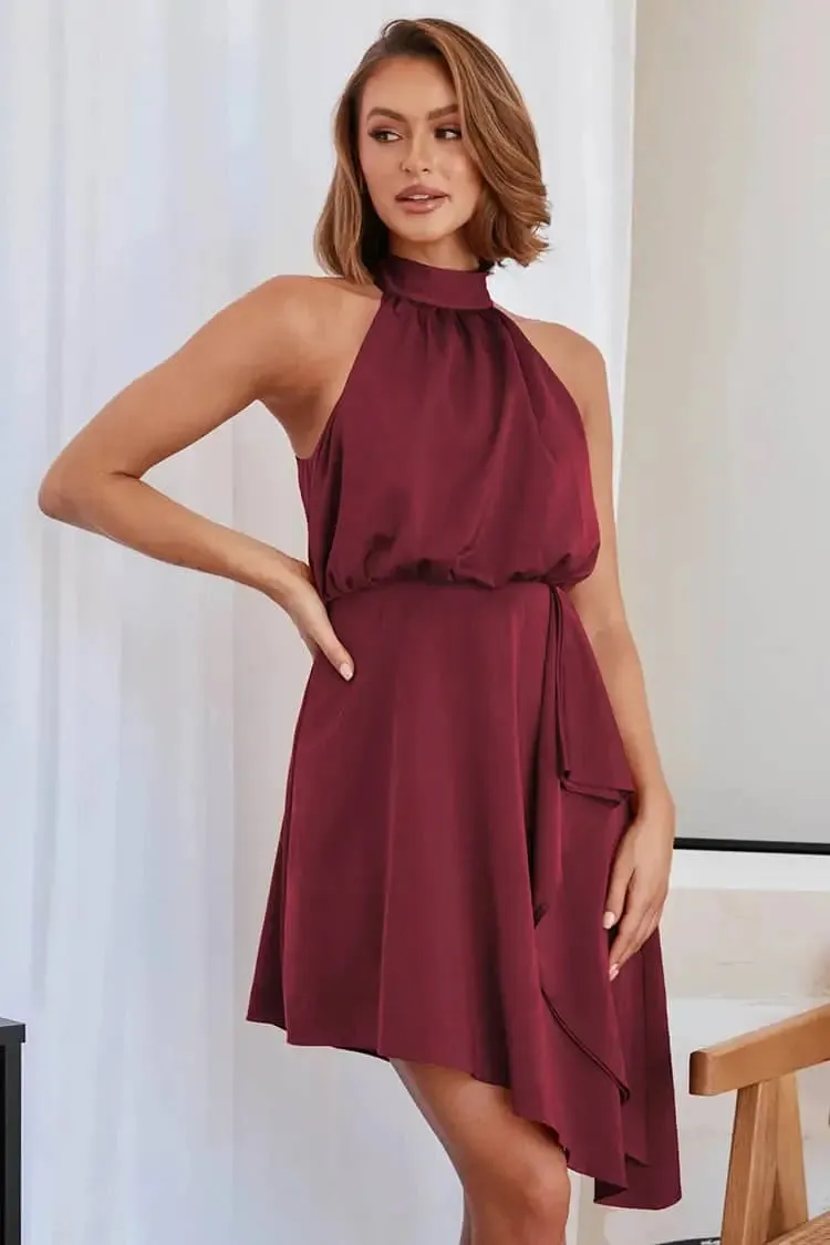 Halter Wrap Dress