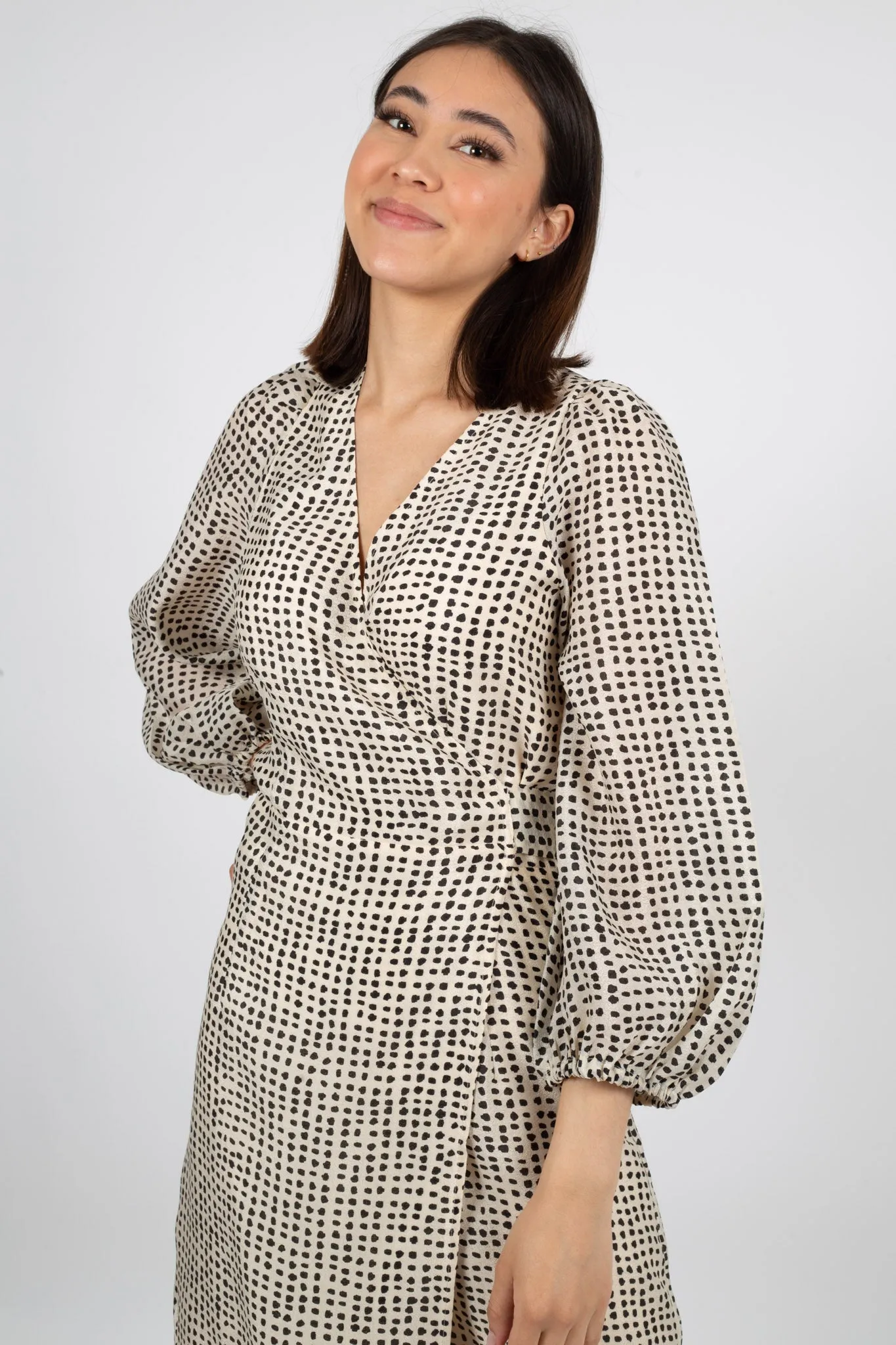 Hampshire Wrap Dress - Parchment