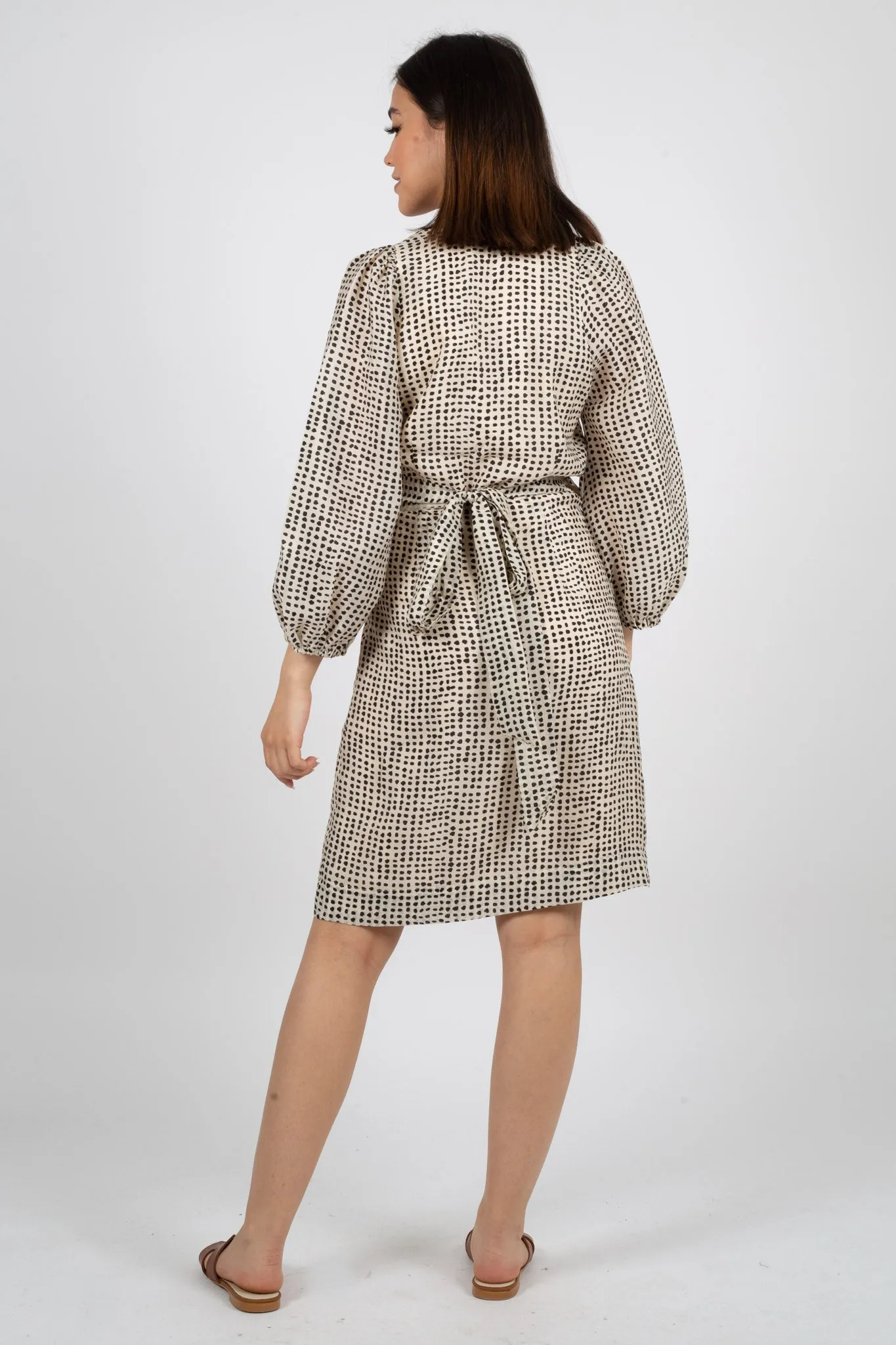 Hampshire Wrap Dress - Parchment