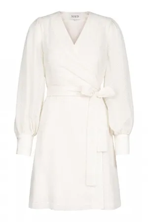 Helene Wrap Dress - Off White