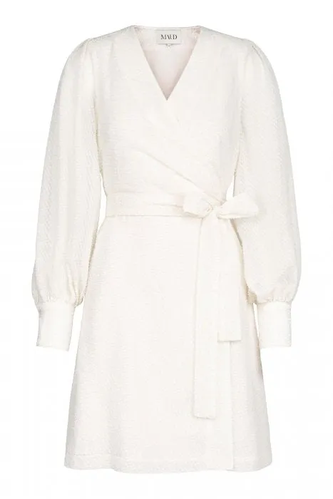 Helene Wrap Dress - Off White