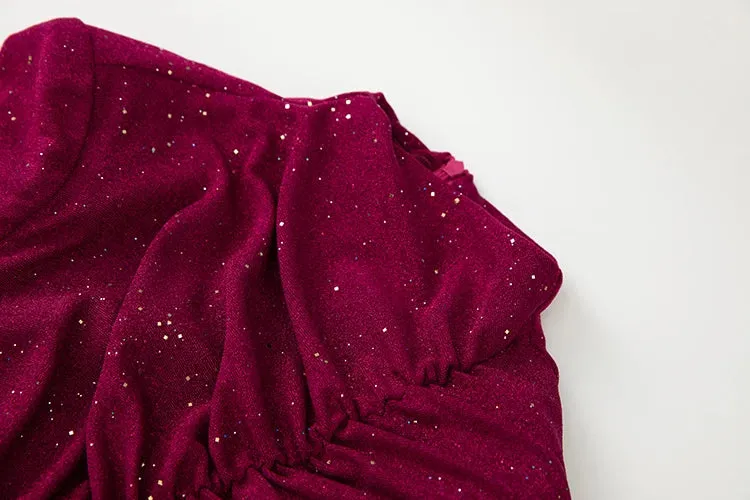 Hips Wrap Formal Pencil Dress