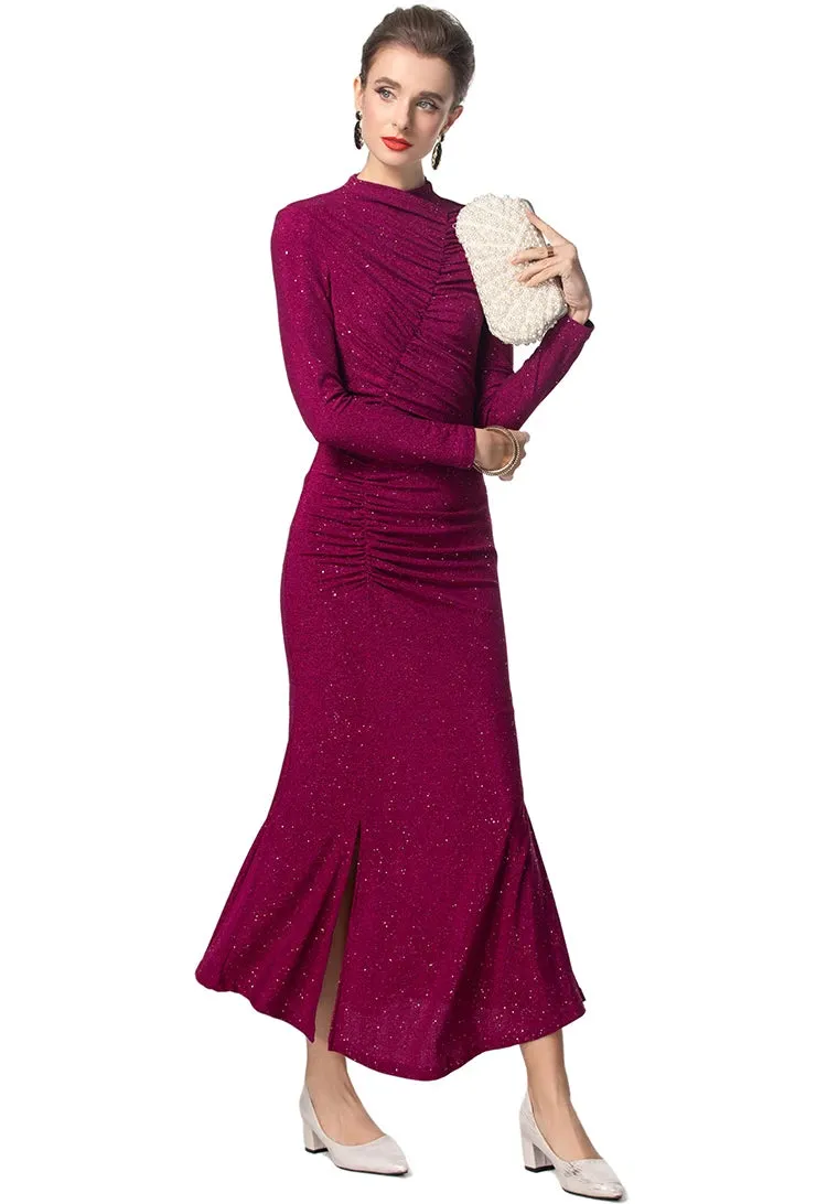 Hips Wrap Formal Pencil Dress