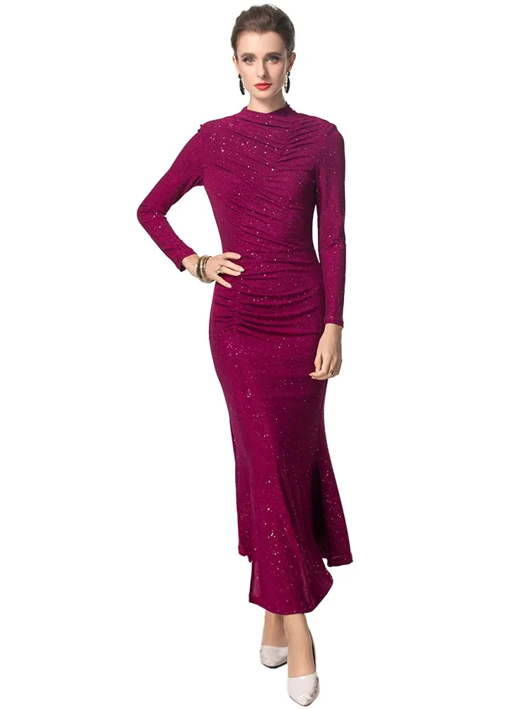 Hips Wrap Formal Pencil Dress