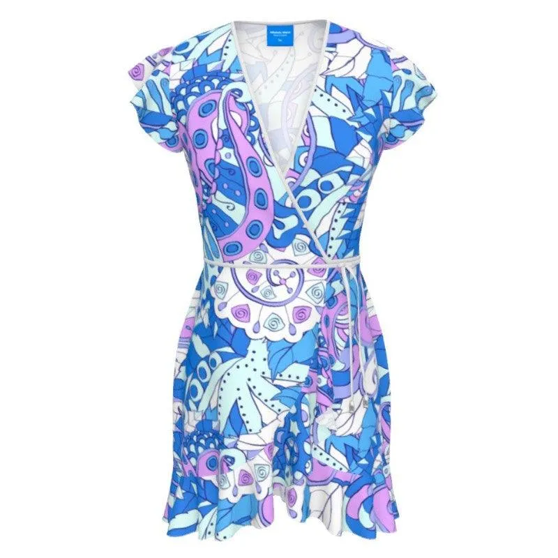 Imi Flounce Wrap Dress