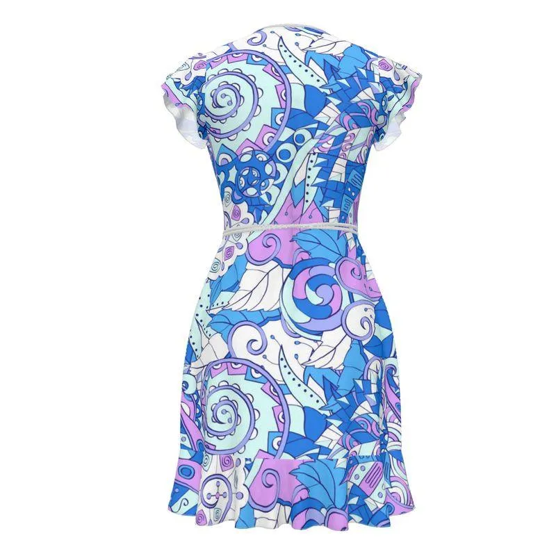 Imi Flounce Wrap Dress
