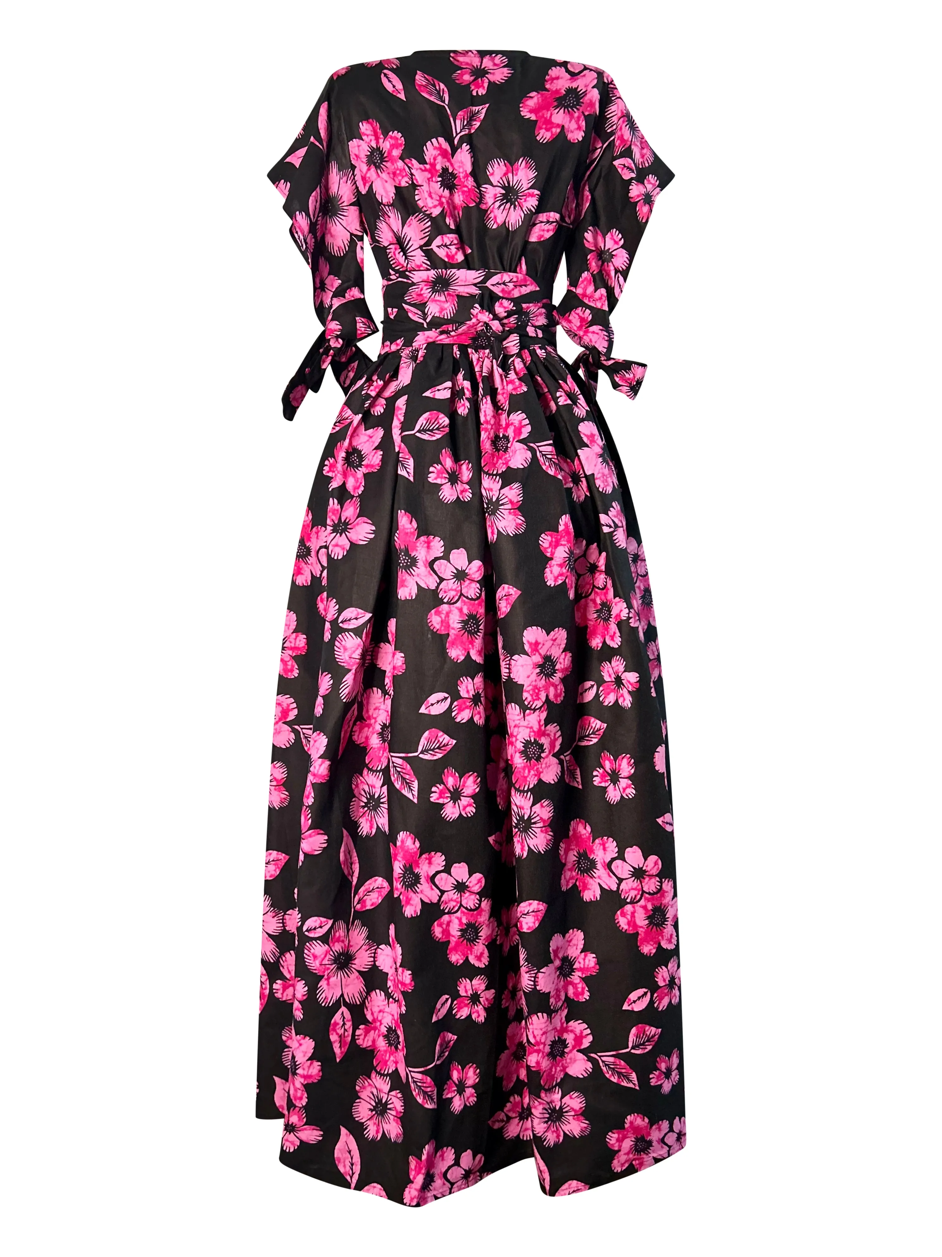 JADE AFRICAN PRINT WRAP DRESS