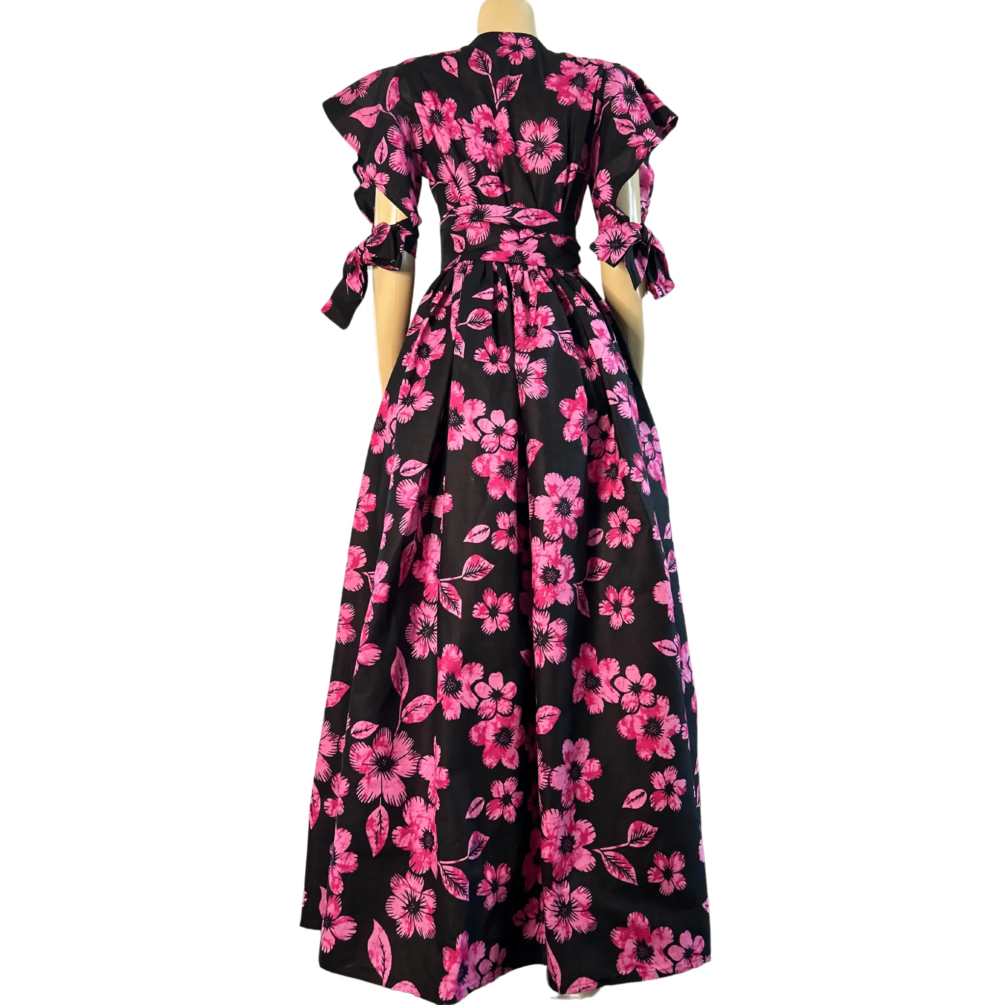 JADE AFRICAN PRINT WRAP DRESS