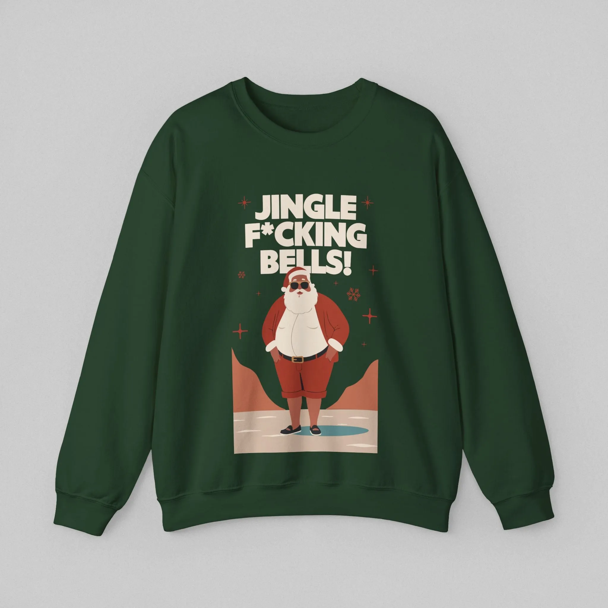 Jingle F*cking Bells Santa Women’s Sweatshirt