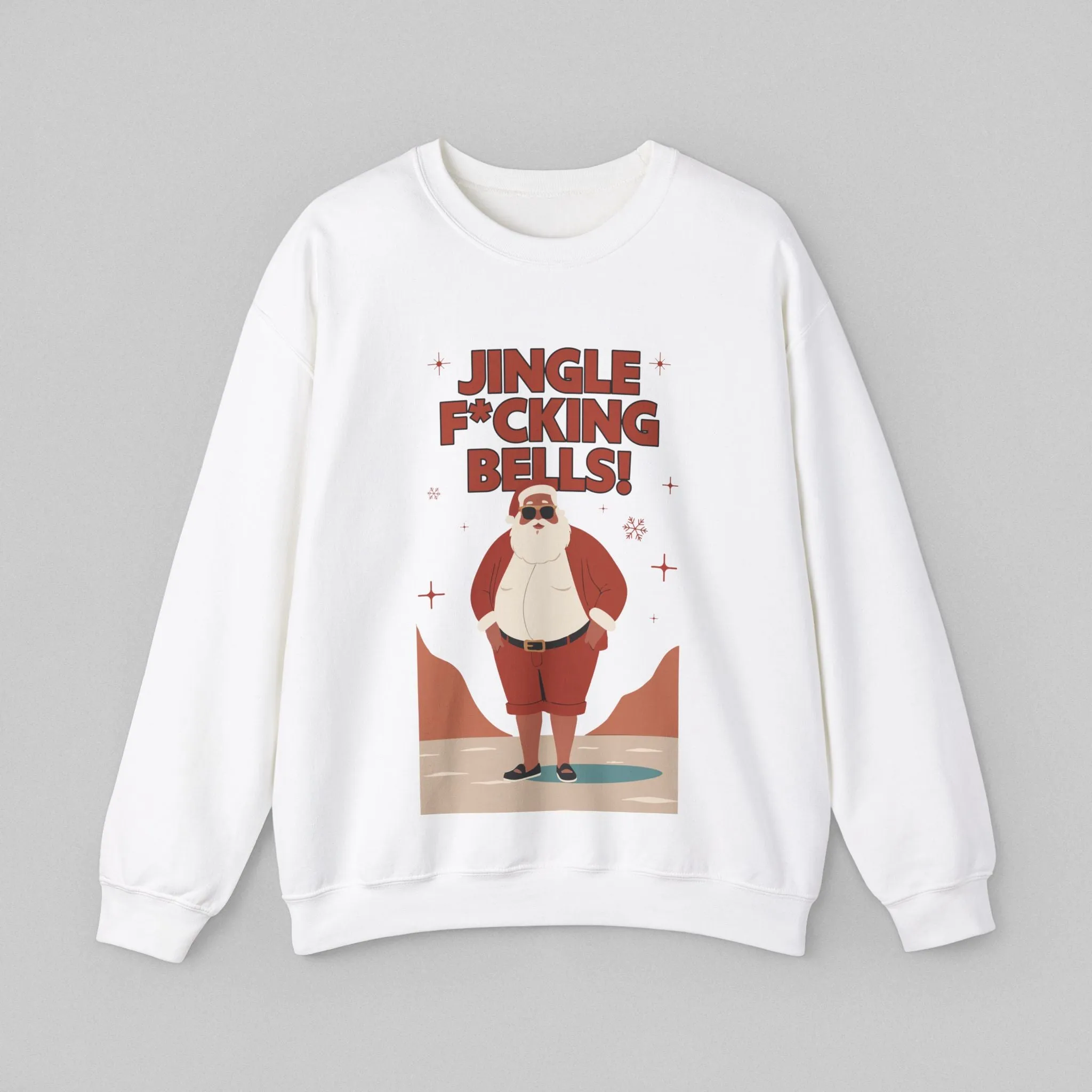 Jingle F*cking Bells Santa Women’s Sweatshirt