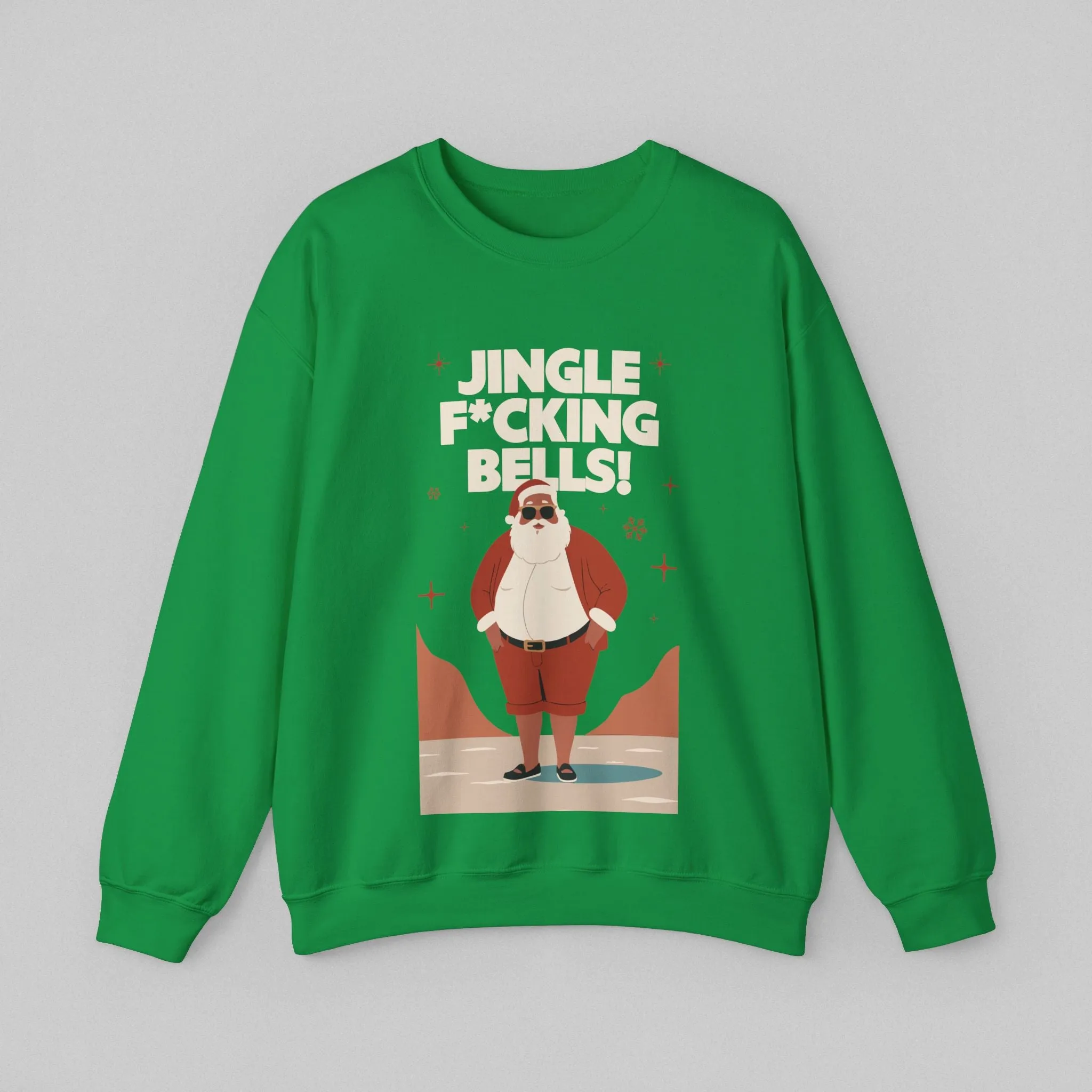 Jingle F*cking Bells Santa Women’s Sweatshirt