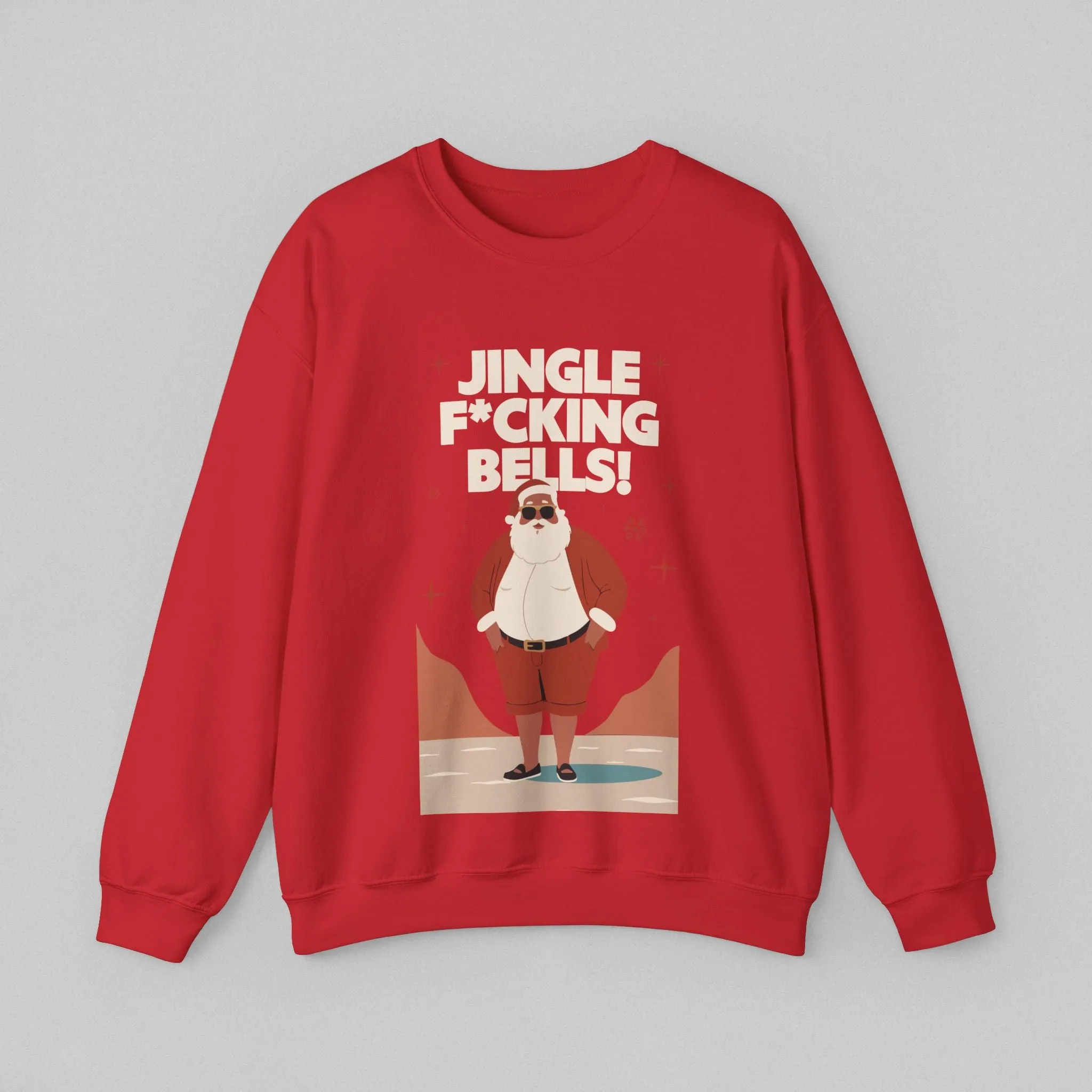 Jingle F*cking Bells Santa Women’s Sweatshirt