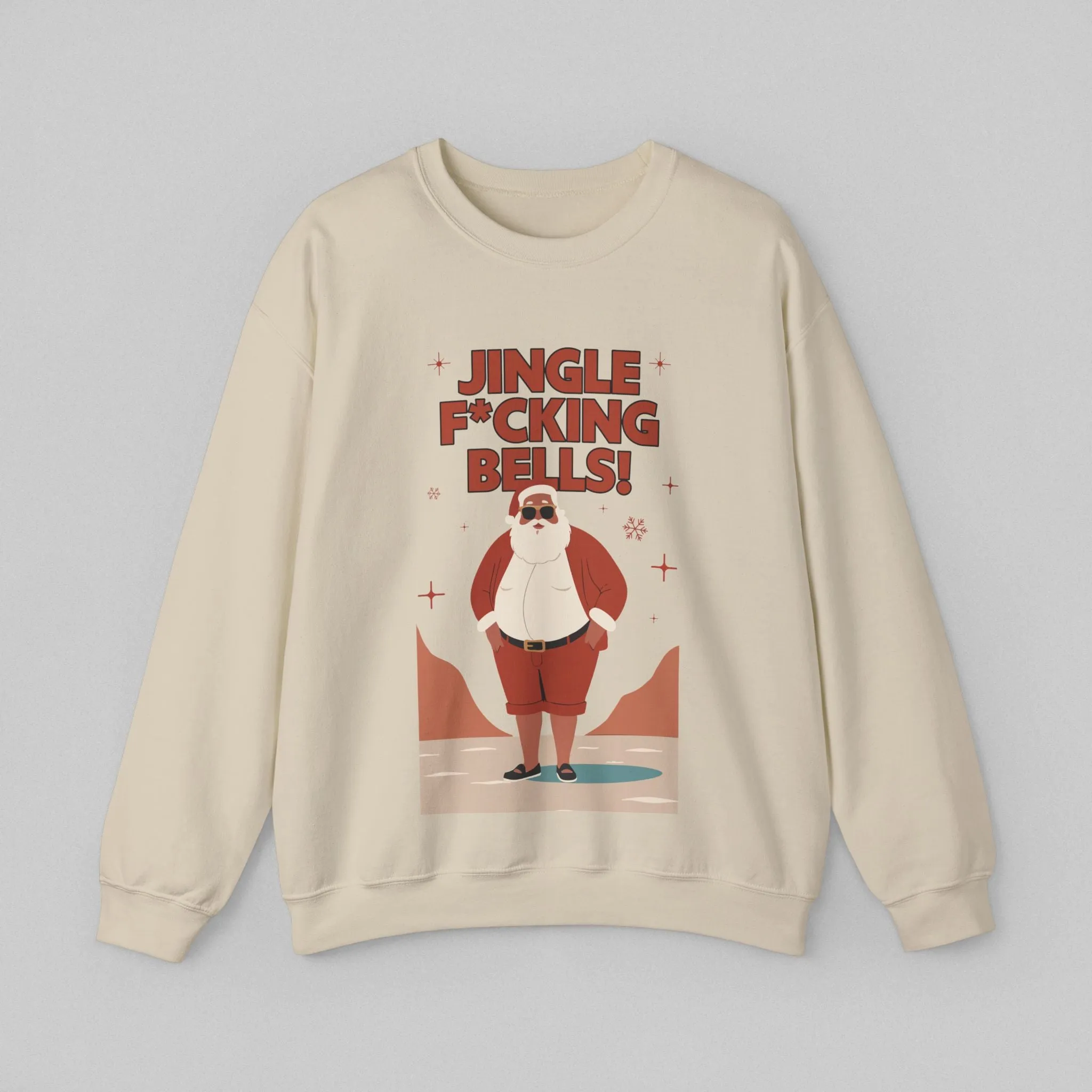 Jingle F*cking Bells Santa Women’s Sweatshirt