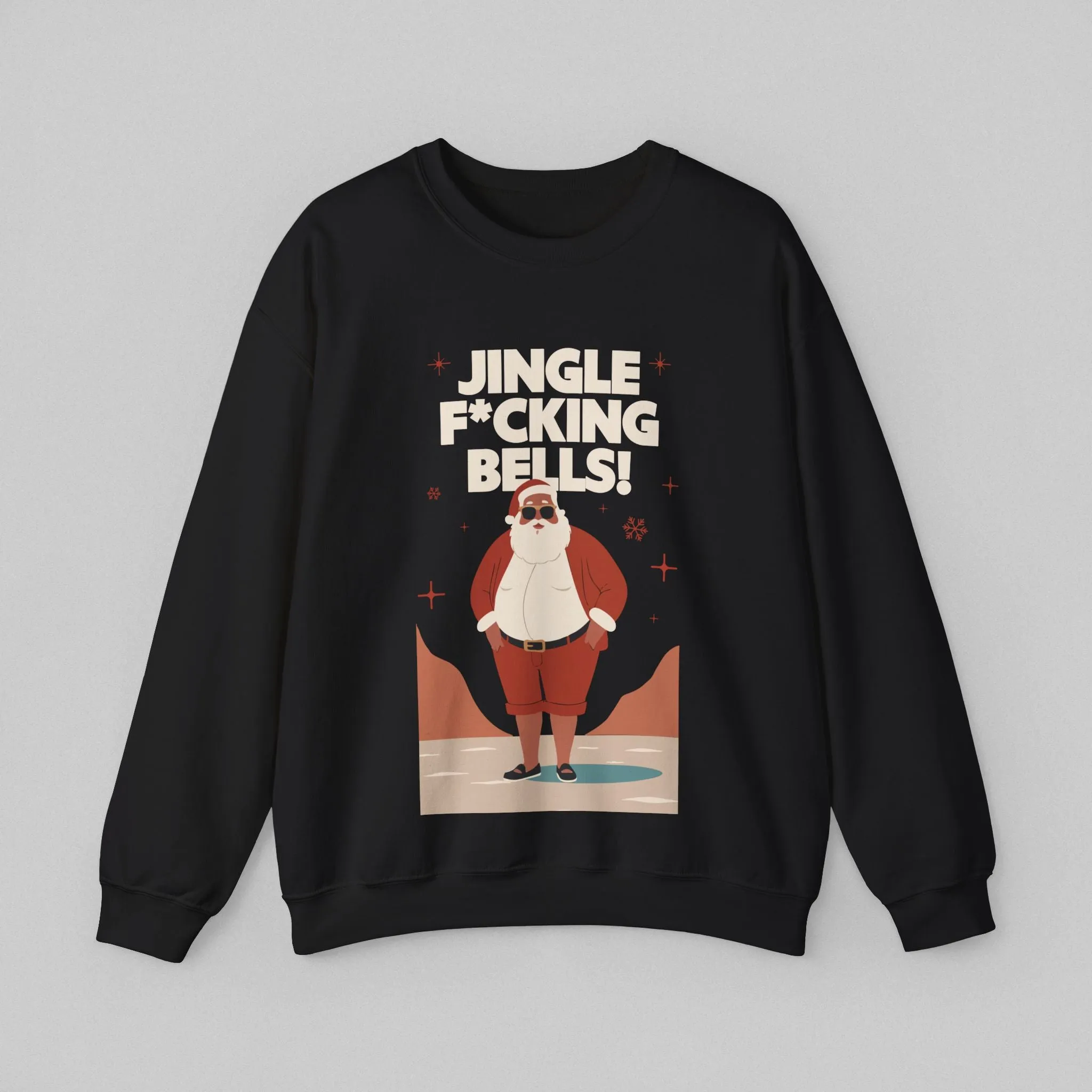 Jingle F*cking Bells Santa Women’s Sweatshirt