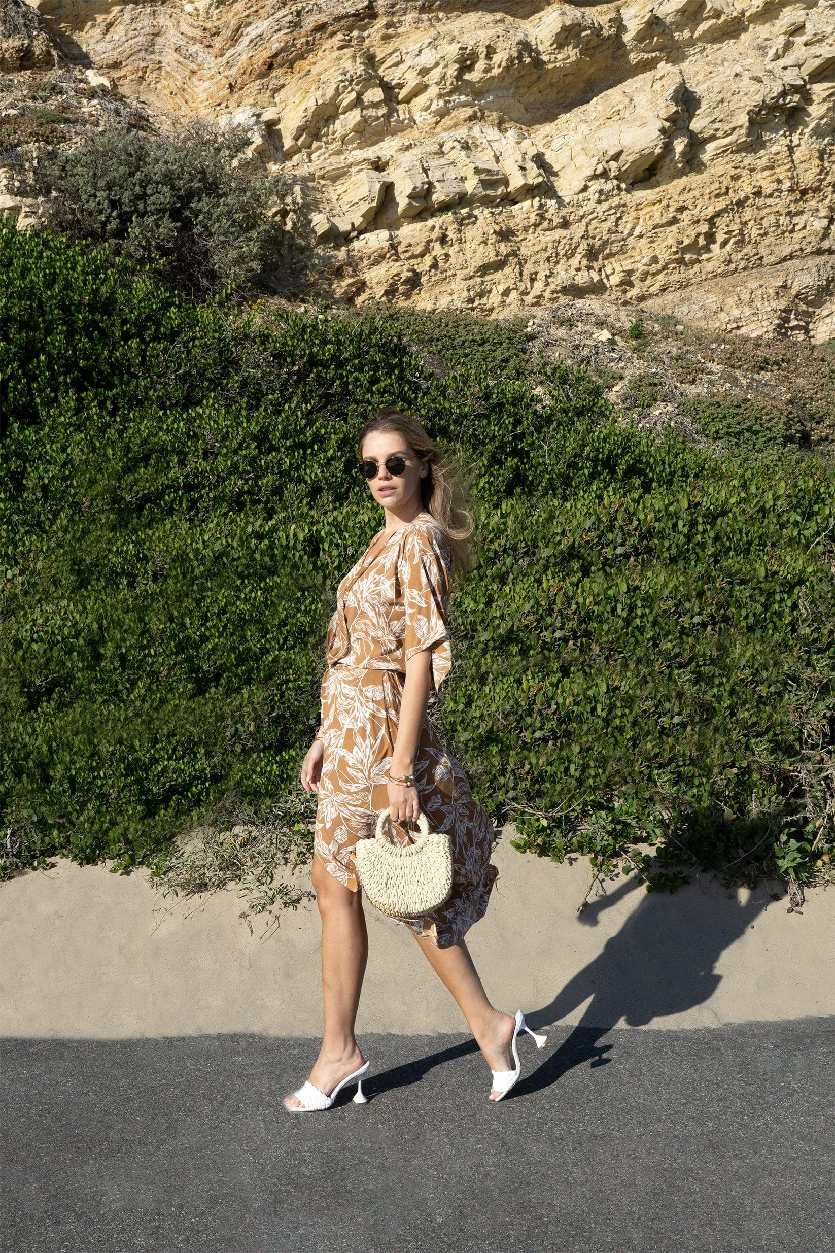 Joey Maxi Dress - Teak Palma