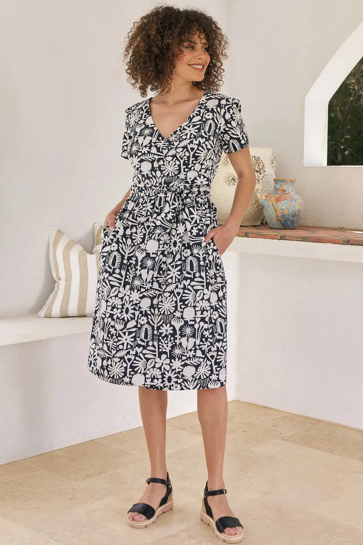 jones wrap dress