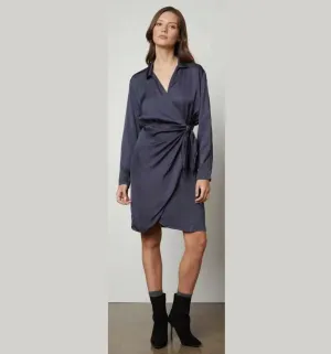 Juni Wrap dress in Baltic