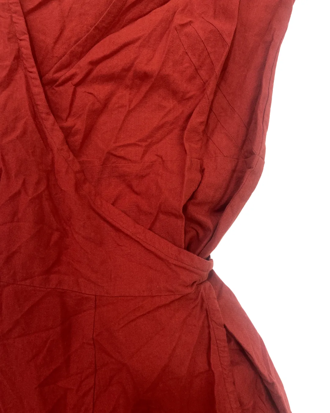 jyoti Red Wrap Dress
