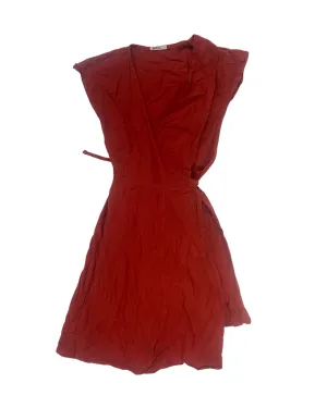 jyoti Red Wrap Dress