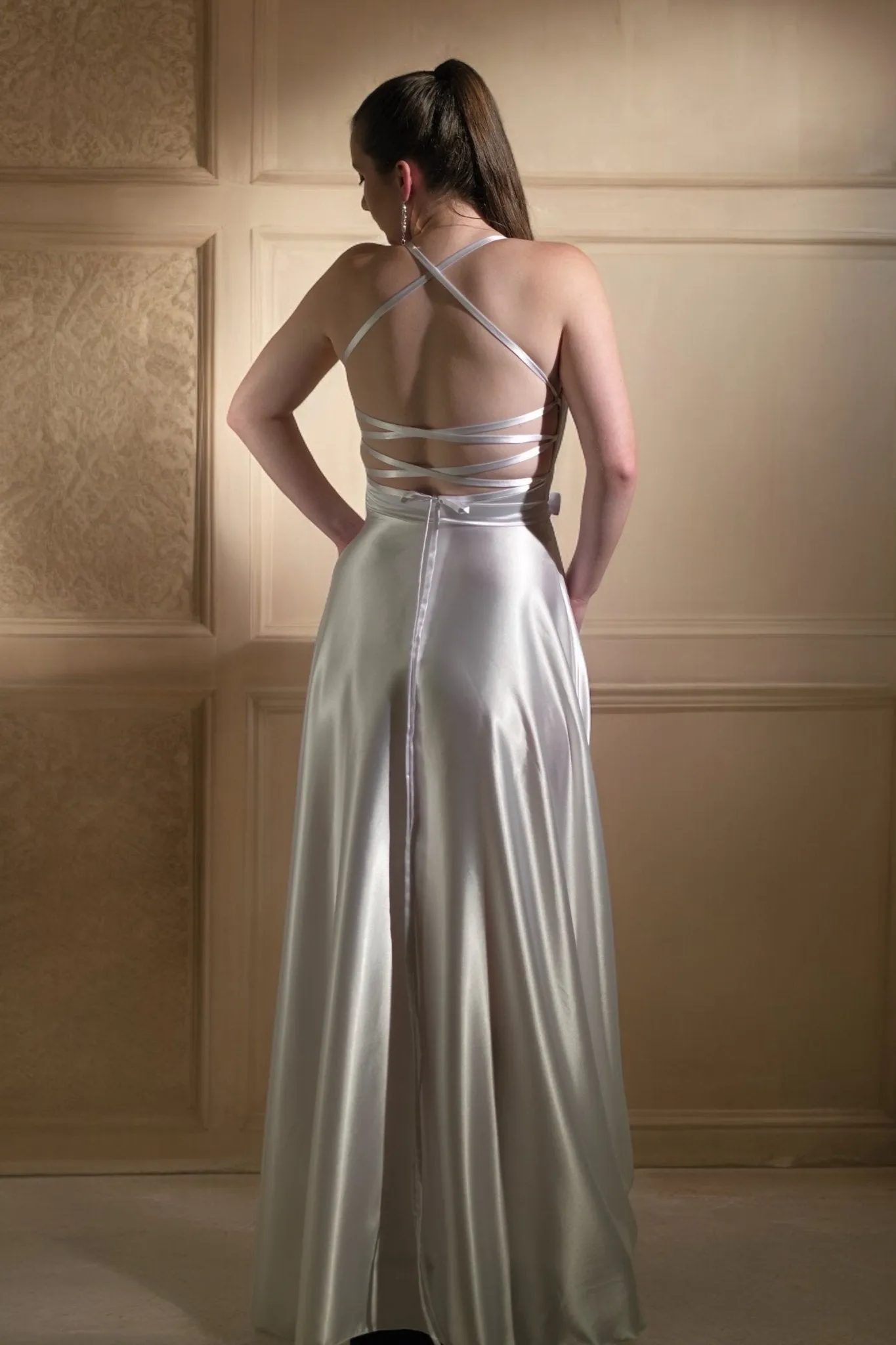 Kadie Pleated - White