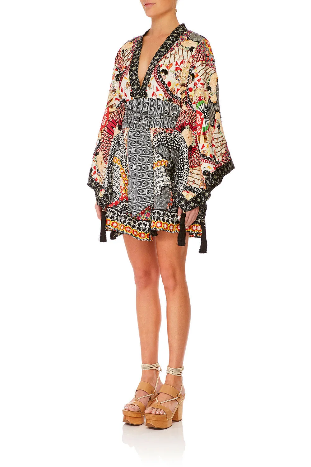 KIMONO WRAP DRESS WITH OBI VINTAGE VIXEN