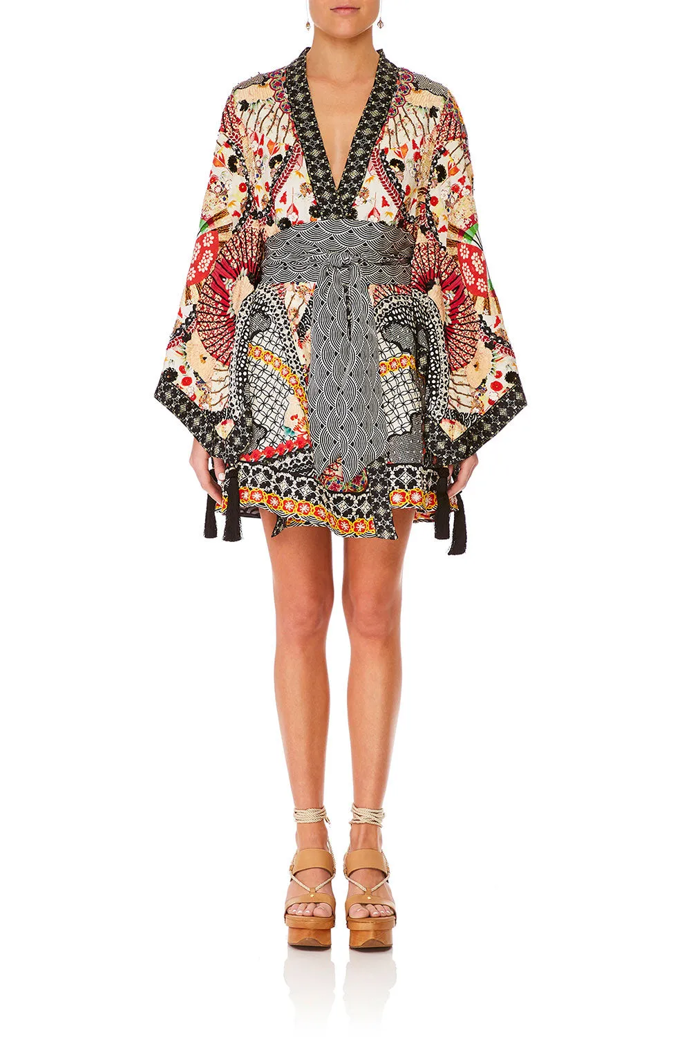 KIMONO WRAP DRESS WITH OBI VINTAGE VIXEN