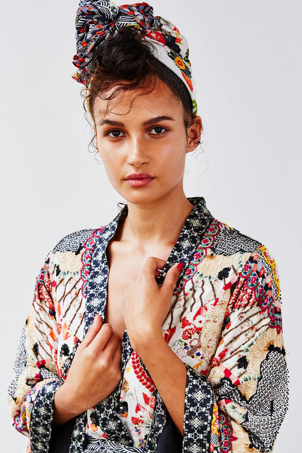KIMONO WRAP DRESS WITH OBI VINTAGE VIXEN