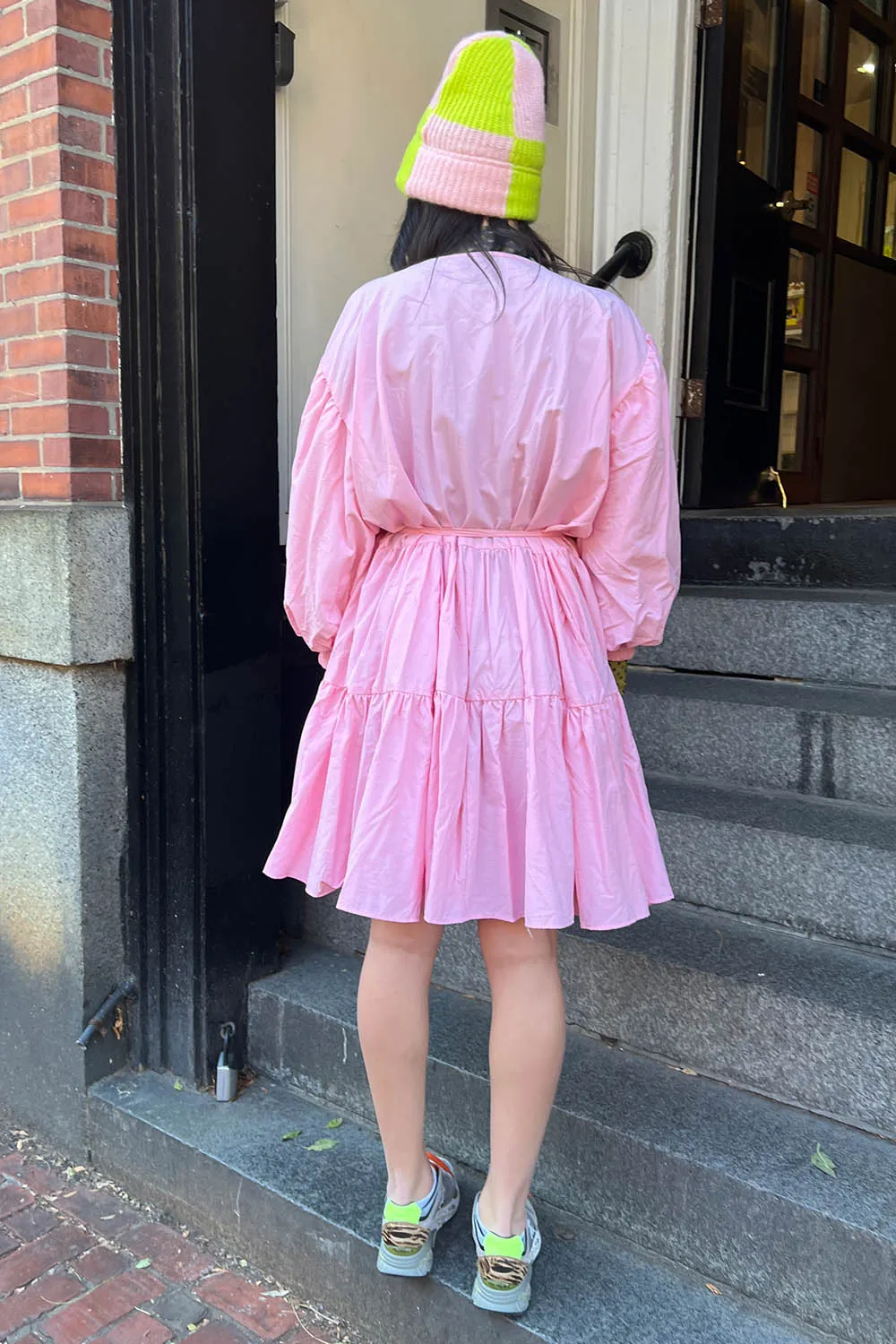 KkCo - Utility Wrap Dress: Ballet Pink