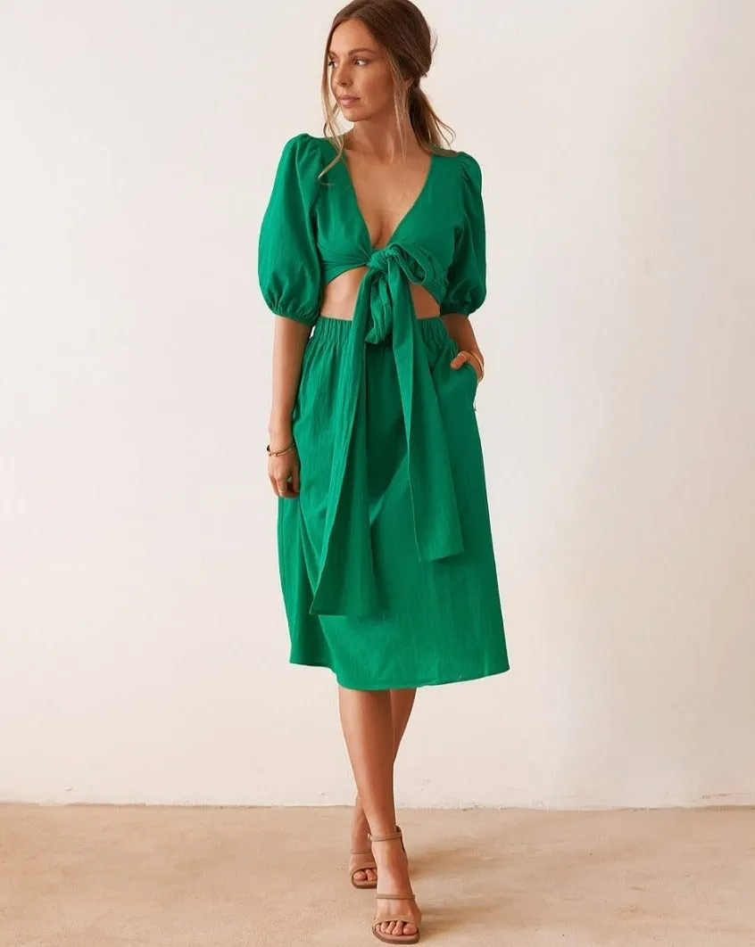 KOOPER Linen Skirt