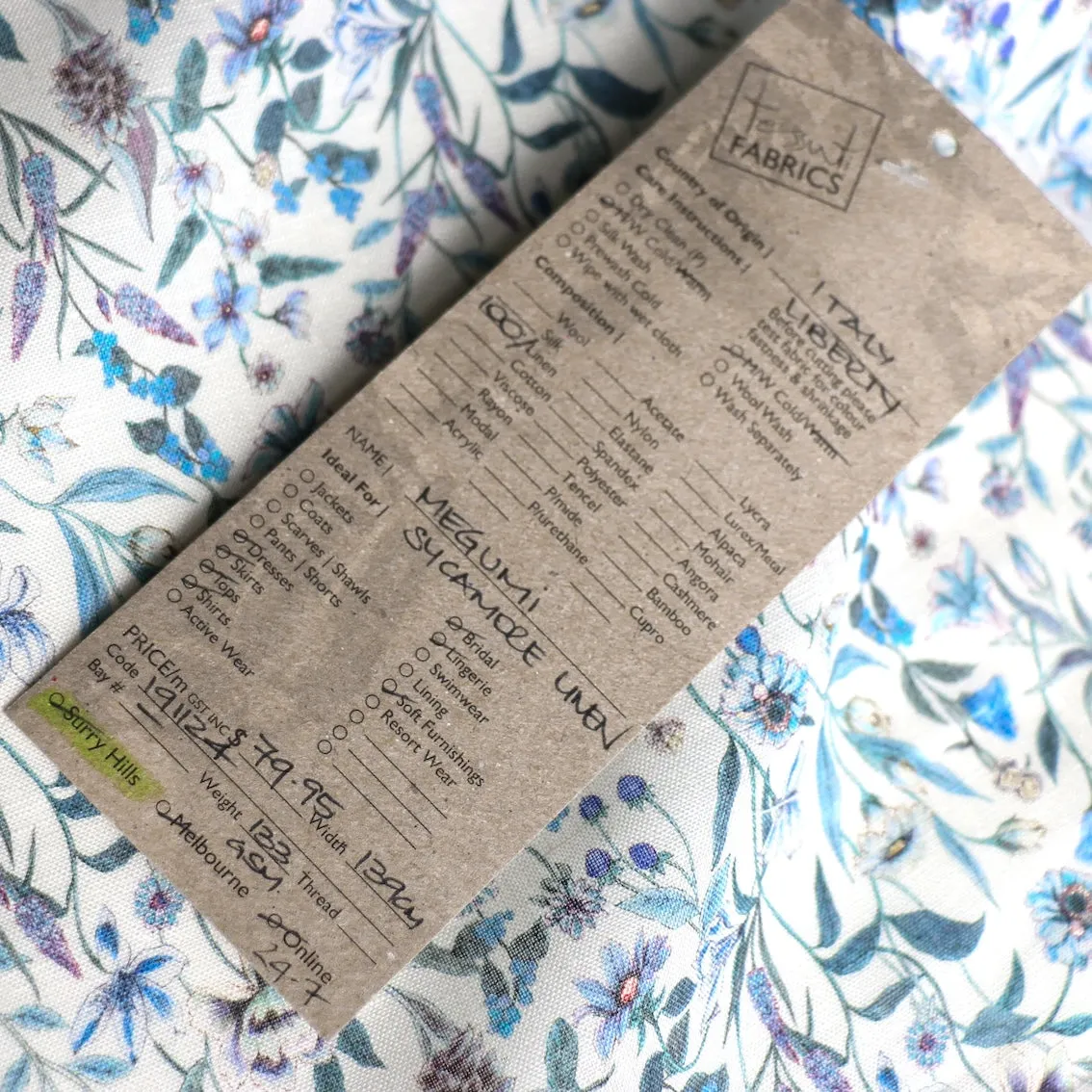 Last Chance of Megumi White - Liberty Sycamore Linen
