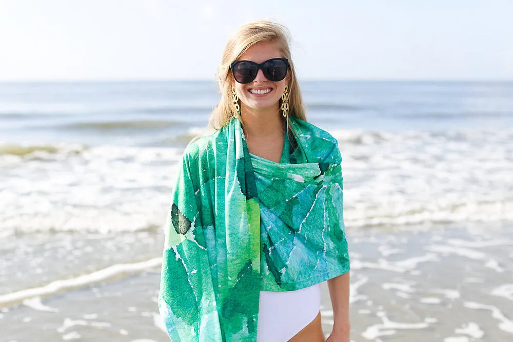 Leafy Green Shawl