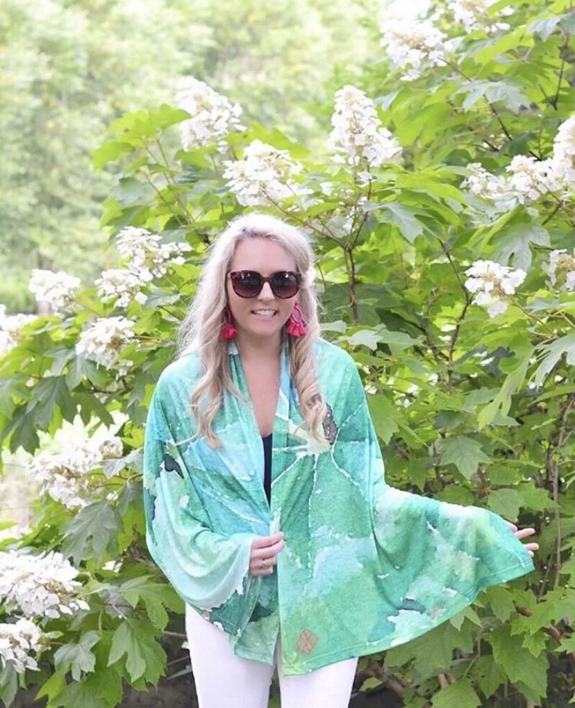 Leafy Green Shawl
