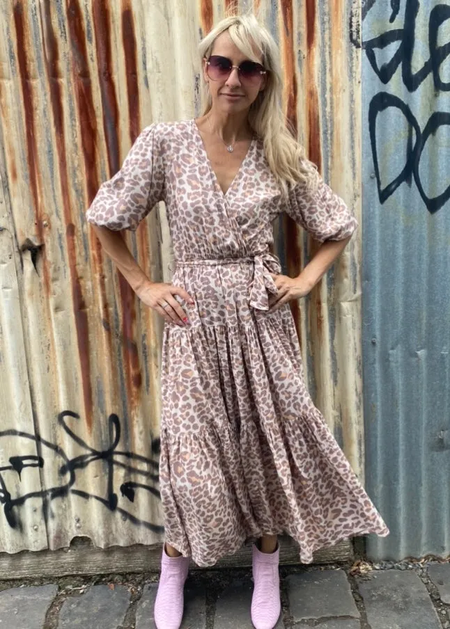 Leonie maxi dress - Leopard print