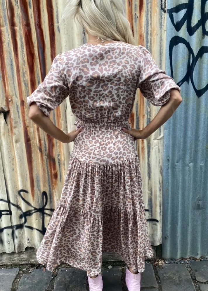 Leonie maxi dress - Leopard print