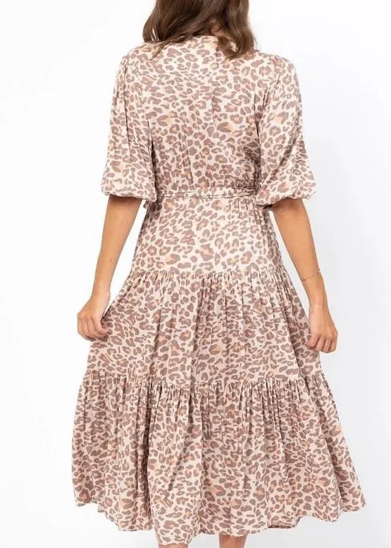 Leonie maxi dress - Leopard print