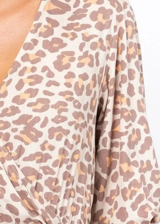 Leonie maxi dress - Leopard print