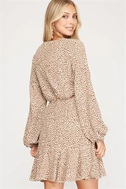 Leopard Mini Dress | Bella Chic