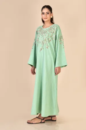 LONG DRESS (EMBROIDERED) W24-F37
