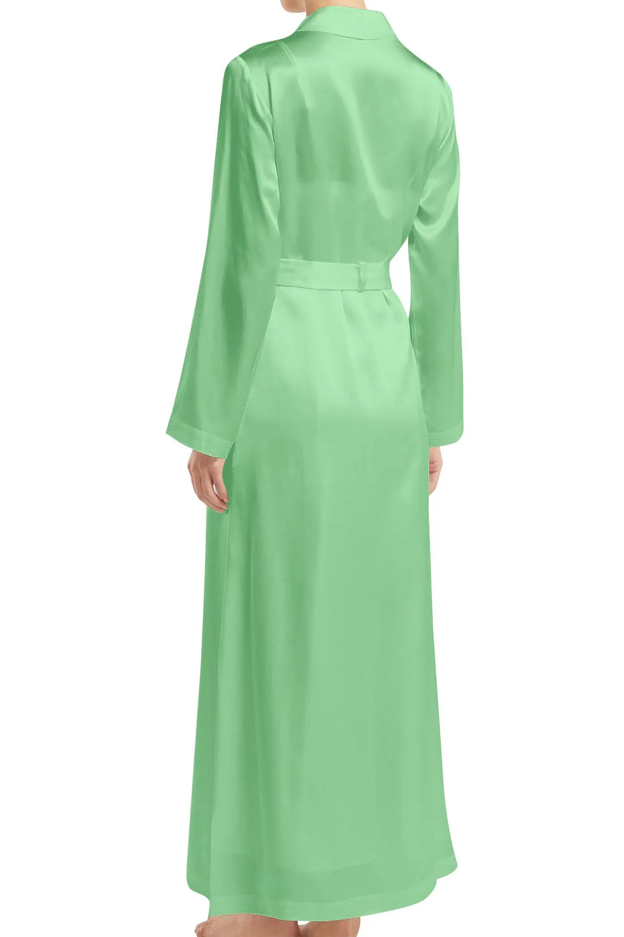 Long Sleeve Wrap Maxi Dress
