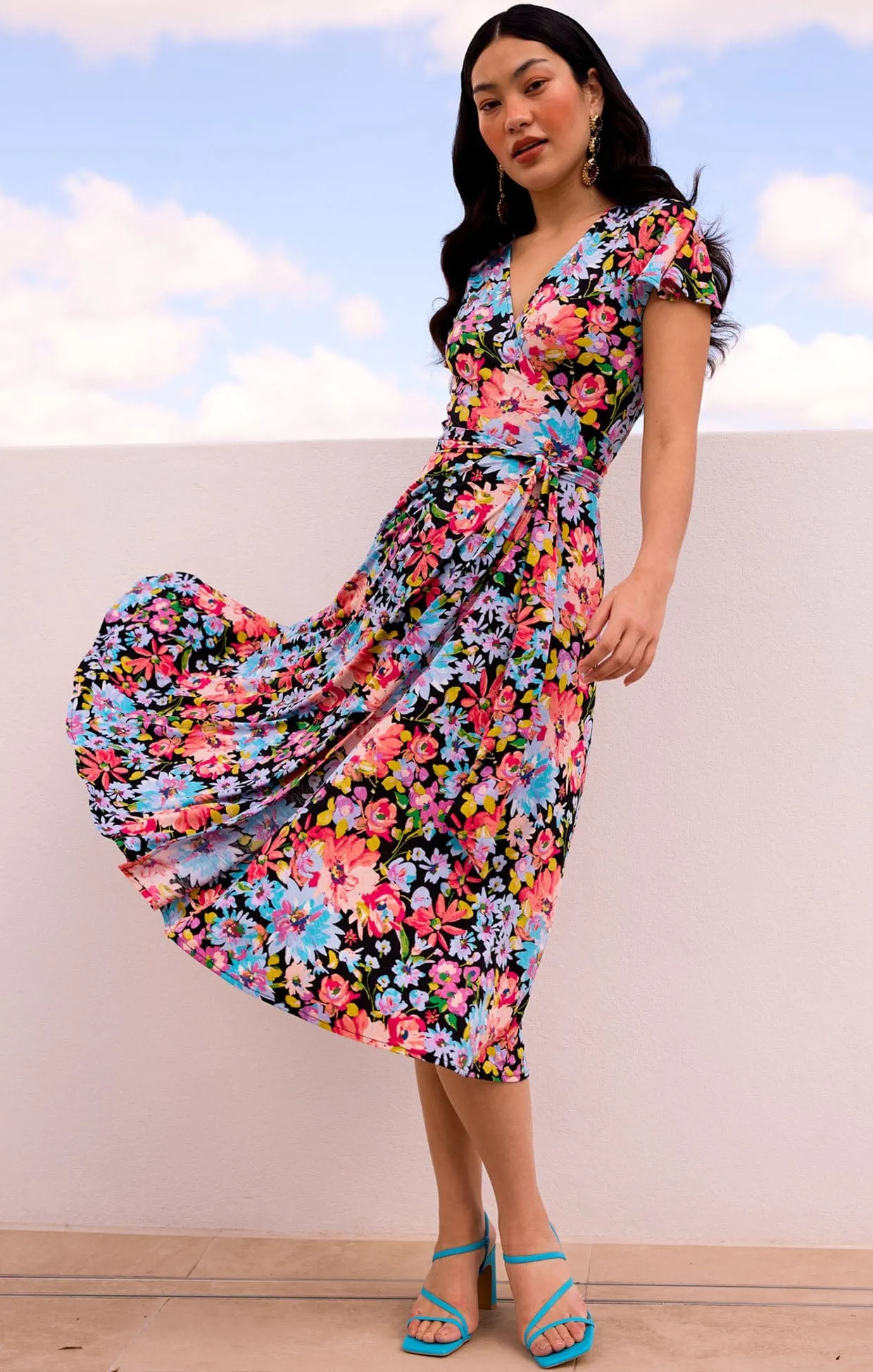 LORIKEET WRAP DRESS