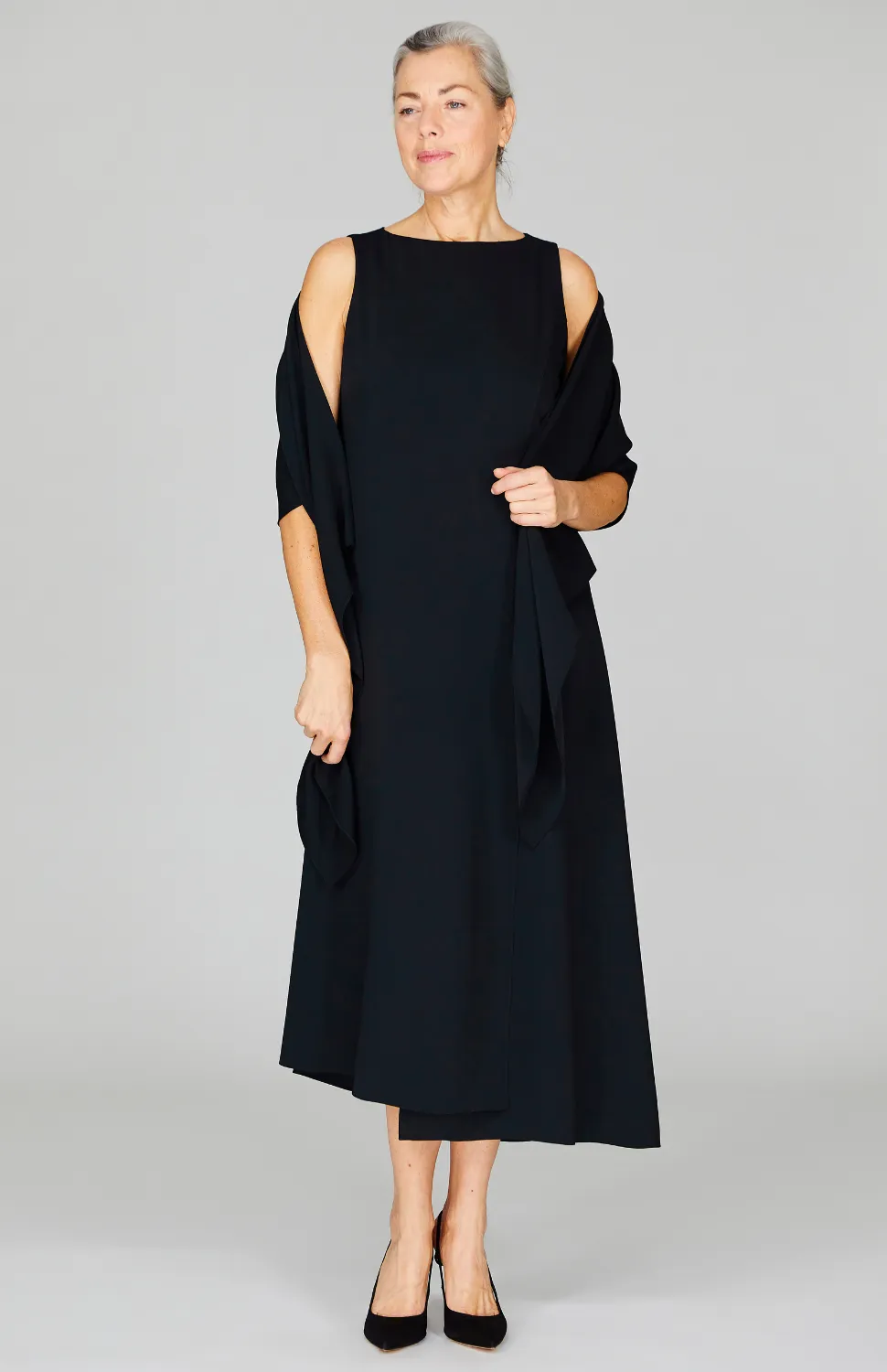 Lustrous Crepe Wrap