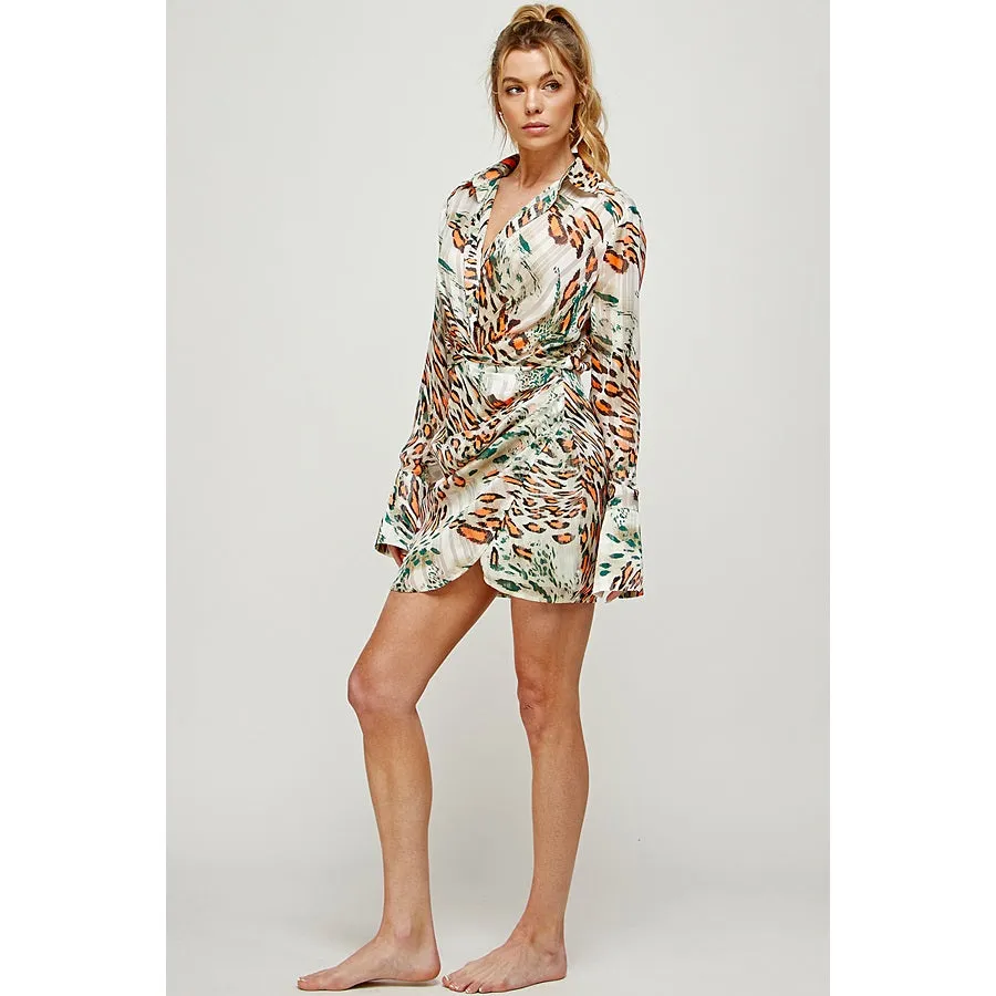 Luxy Mini Wrap Dress