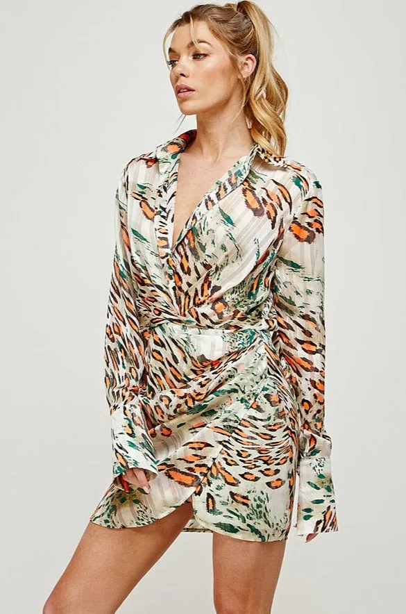 Luxy Mini Wrap Dress