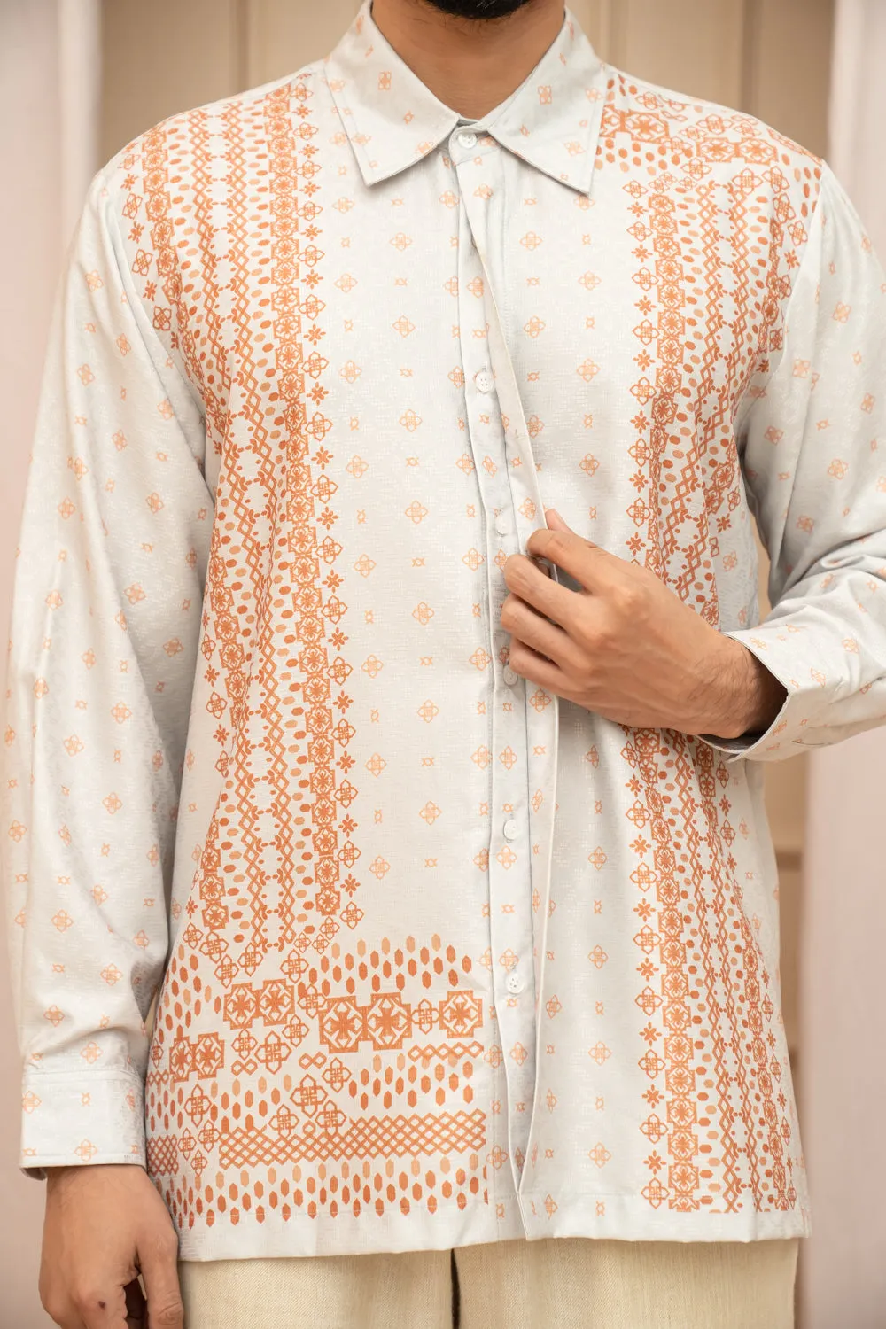 Maala Long Shirt Men Citronelle