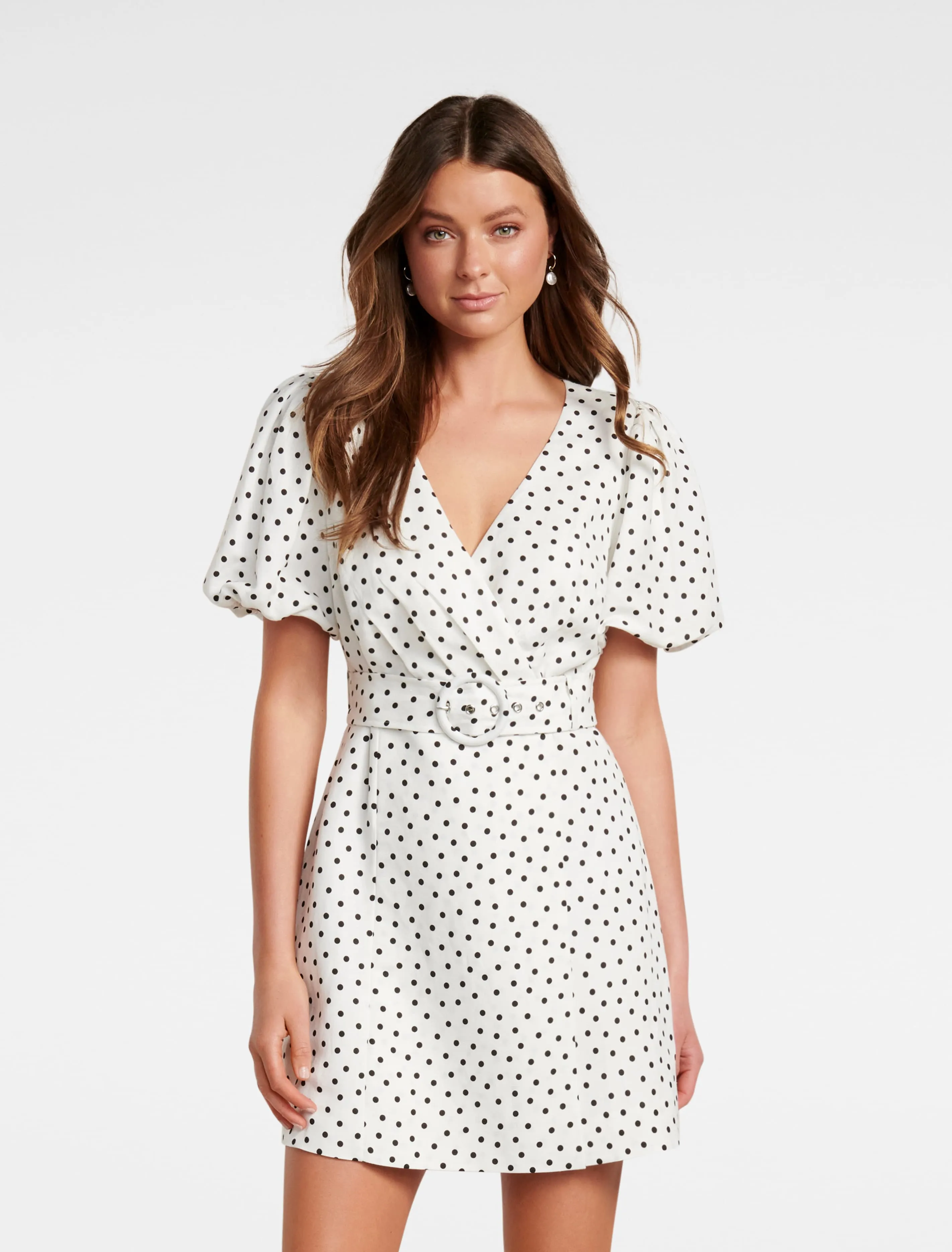 Maggie Linen Wrap Dress